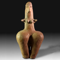 A Steatopygous Terracotta Idol