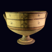 A Cypriot Bichrome Ware Chalice