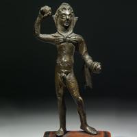 An Etruscan Bronze Statuette of Herakles